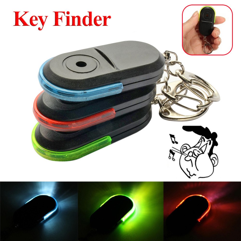 Keychain Finder with Whistle Sensor Tracker Device