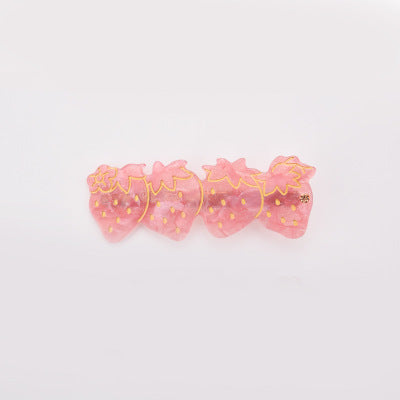 Strawberry Half-Up Hair Clip