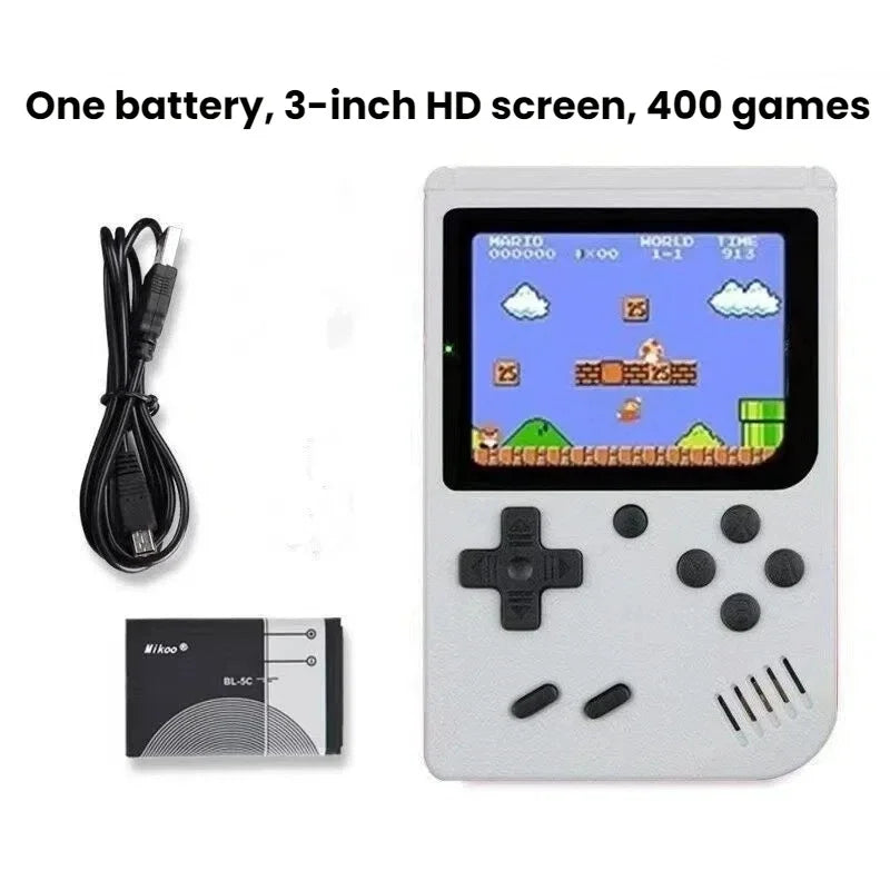 New Retro Mini Handheld Game Console 8-Bit Portable Game Player, Classic Gaming Device Support AV Output