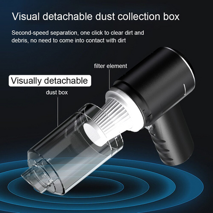 Cordless Car Vacuum Cleaner – 120W Handheld