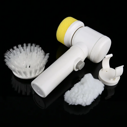Electric Spin Scrubber with 5 Brush Heads