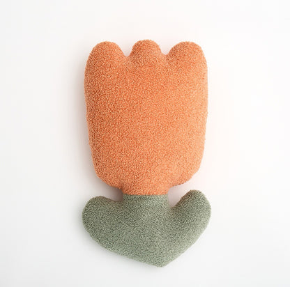 Teddy Plush Flower Pillow