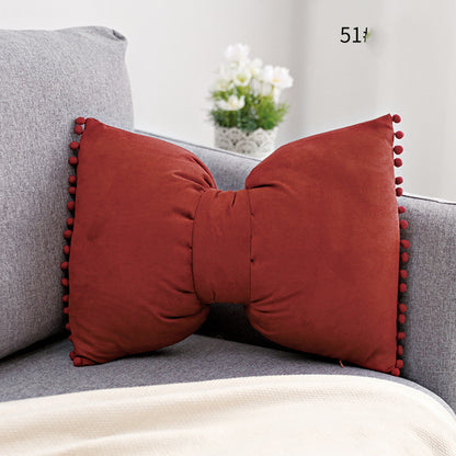 Bow Knot Accent Pillow
