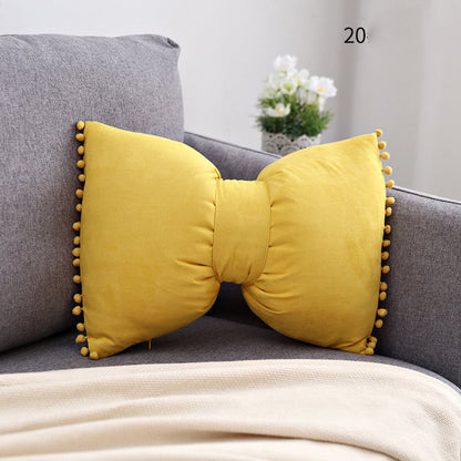 Bow Knot Accent Pillow