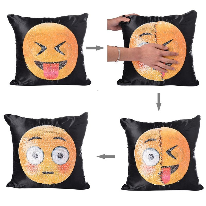 Emoji Expression Cushion Covers