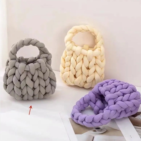 Woven Texture Everyday Handbag