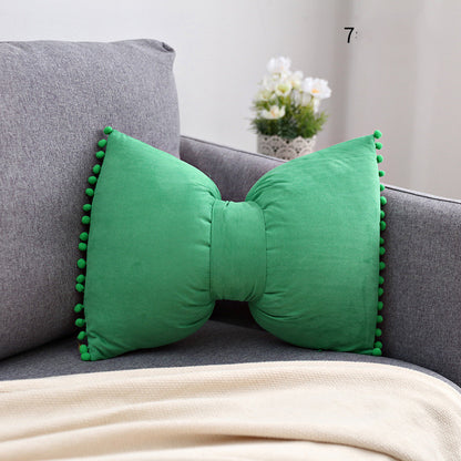 Bow Knot Accent Pillow