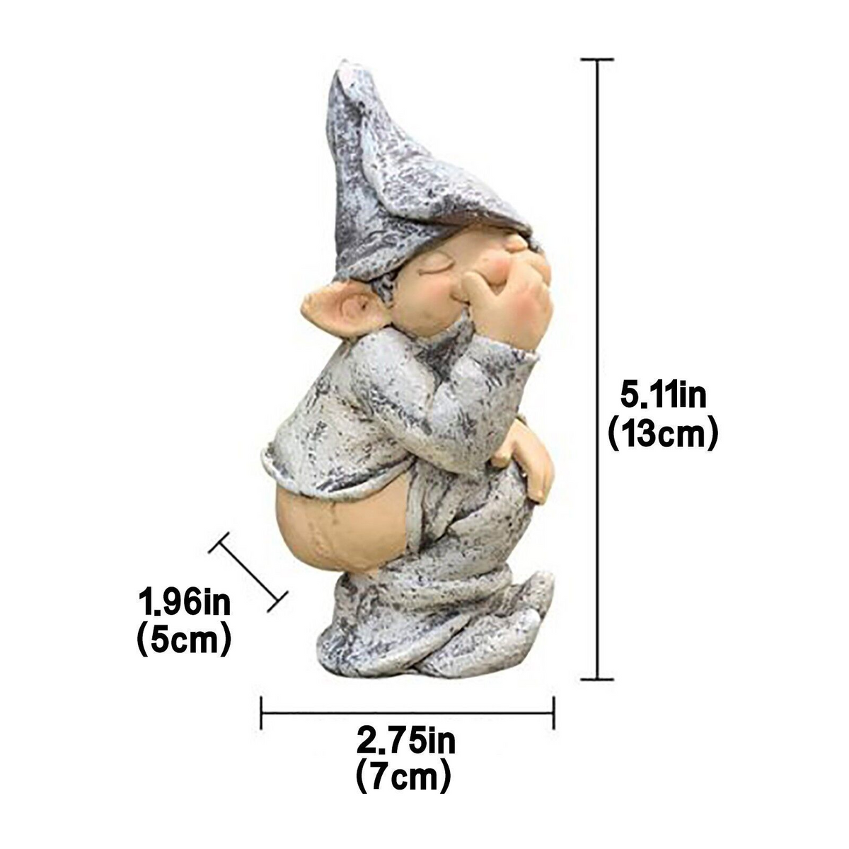 Mini Mischievous Gnome Figurine