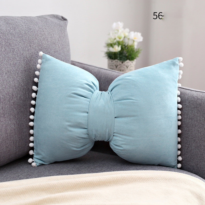 Bow Knot Accent Pillow