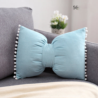 Bow Knot Accent Pillow