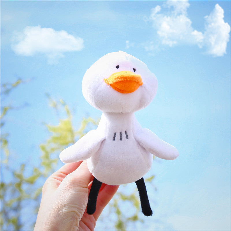 Plush Duck Bag Charm Keychain