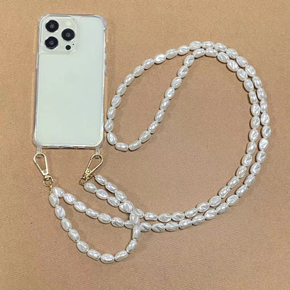 Pearl Strap Crossbody Phone Case