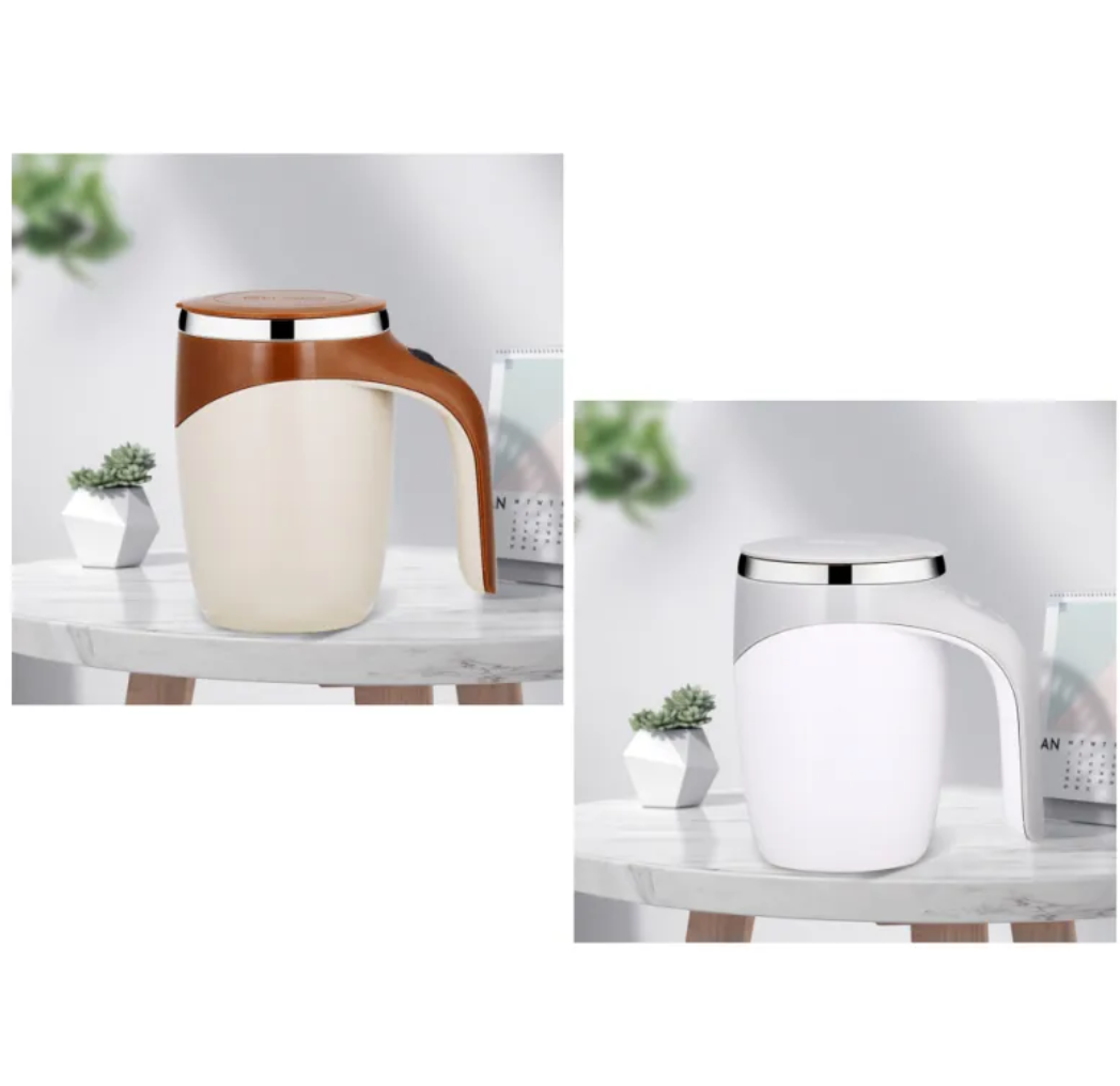 Magnetic Rechargeable Self-Stirring Mug