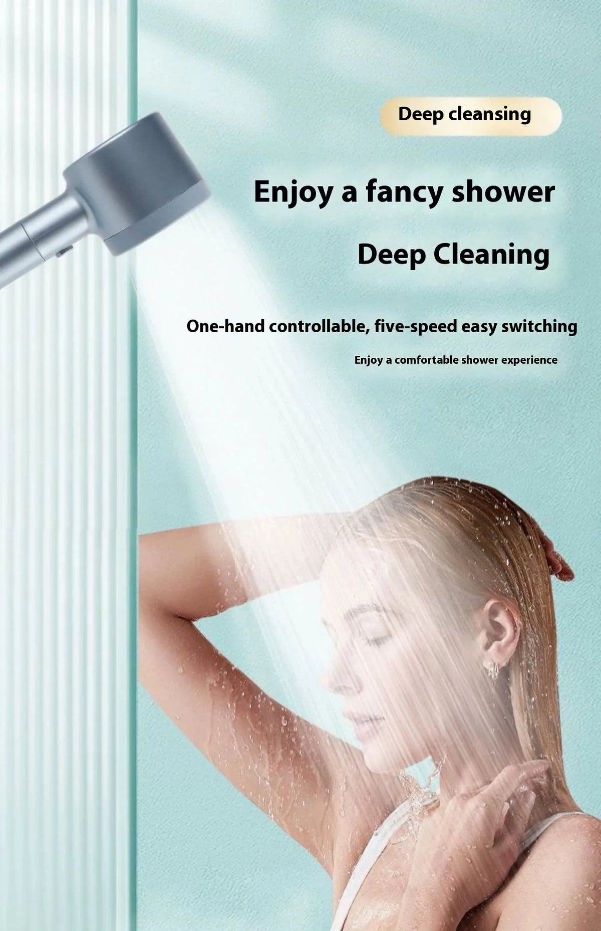 High-Pressure Filtered Shower Head