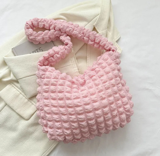 Pleated Cloud Shoulder Bag