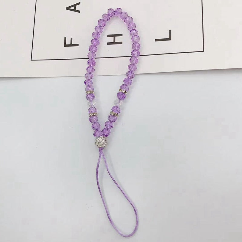 Crystal Phone Wrist Strap