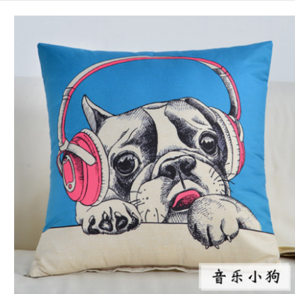 Cartoon Cat Cushion with Pillow Core