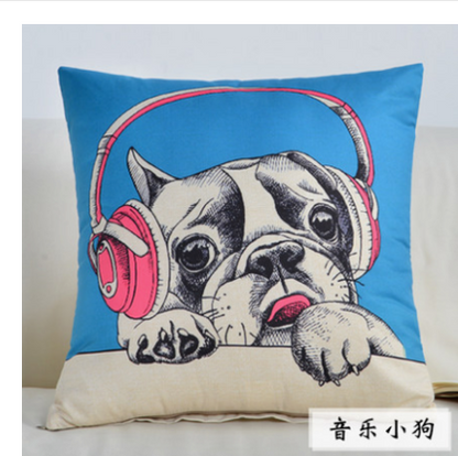 Cartoon Cat Cushion with Pillow Core