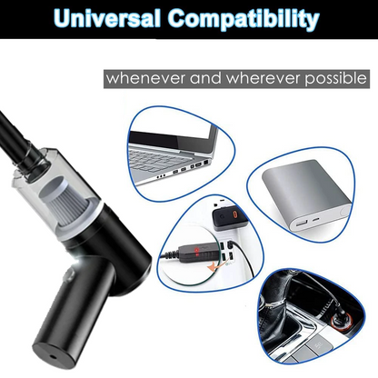 Cordless Car Vacuum Cleaner – 120W Handheld