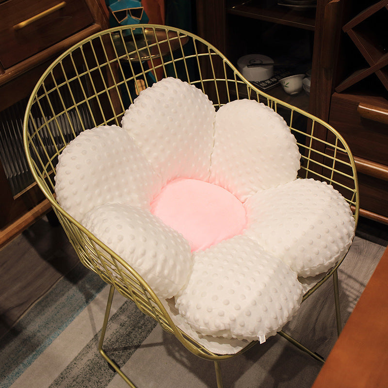 Flower Petal Vanity Chair Cushion