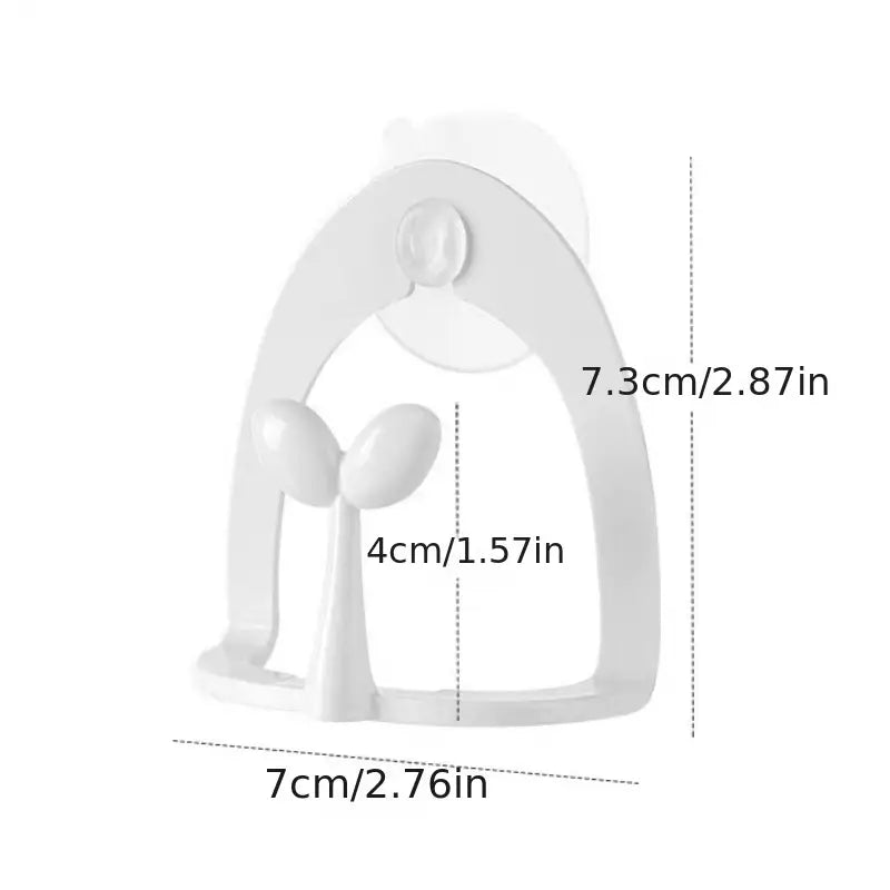 Suction-Cup Sink Organizer Rack