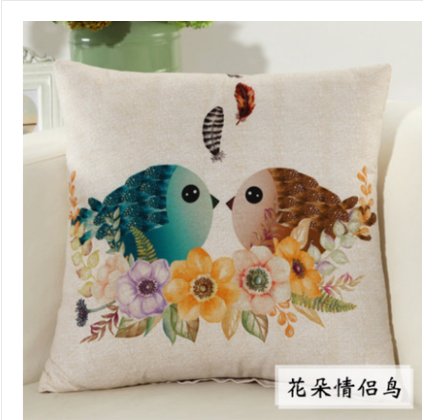 Cartoon Cat Cushion with Pillow Core