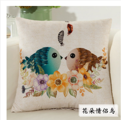 Cartoon Cat Cushion with Pillow Core