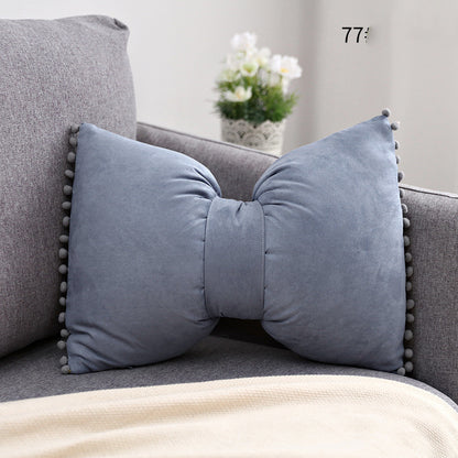 Bow Knot Accent Pillow