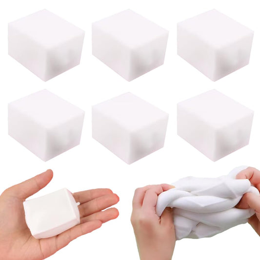 7 Pack Slow Rising Stress Cube Squishy Ball Bulk for Kids Anxiety Relief Sensory Pull Stretch Dough Ball Fidget Toy Classroom Prize Box Toys for Classroom