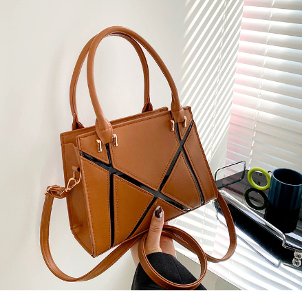 Retro Stitch Shoulder Bag