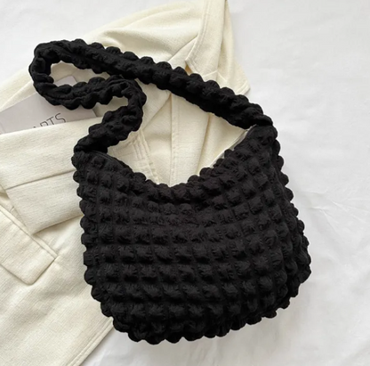 Pleated Cloud Shoulder Bag