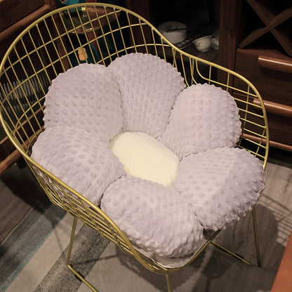 Flower Petal Vanity Chair Cushion