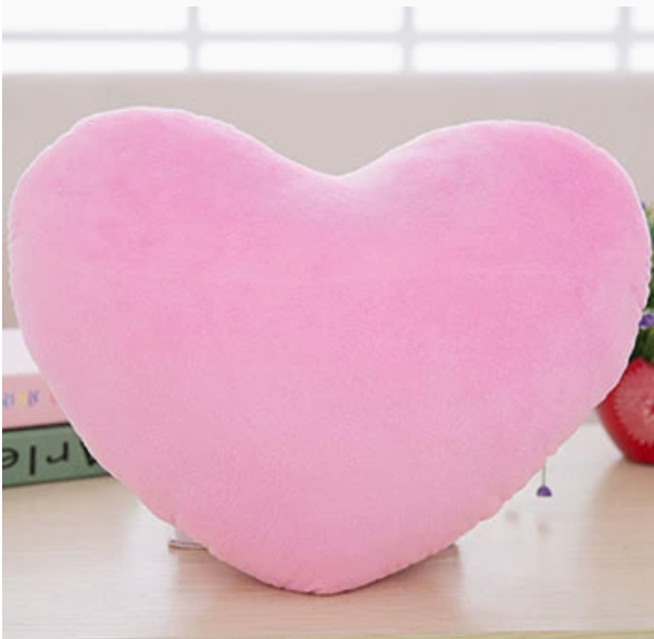 Plush Heart Accent Pillow