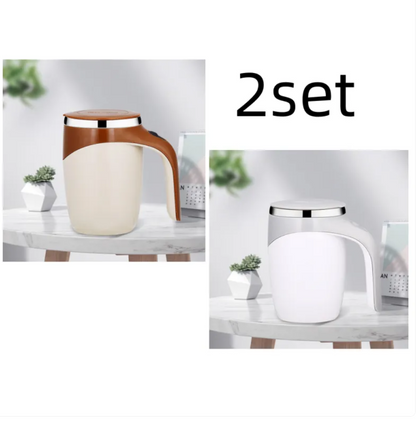 Magnetic Rechargeable Self-Stirring Mug