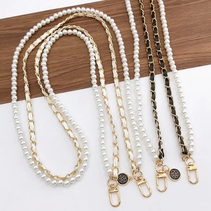 Faux Pearl Crossbody Phone Chain