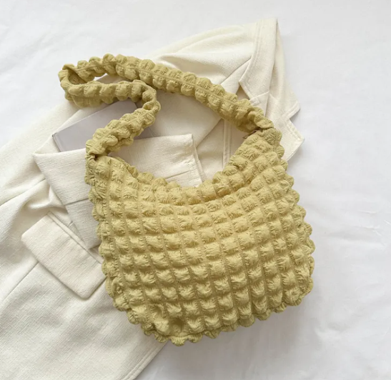 Pleated Cloud Shoulder Bag