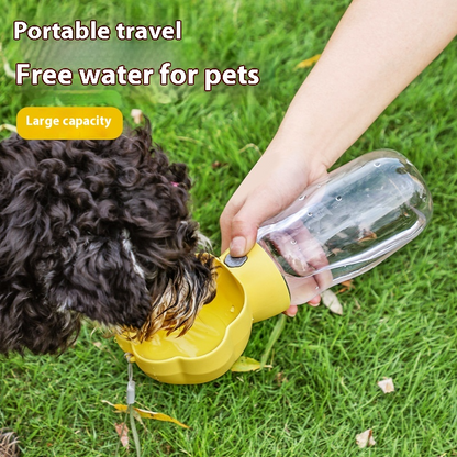 2-in-1 Portable Dog Water & Snack Bottle