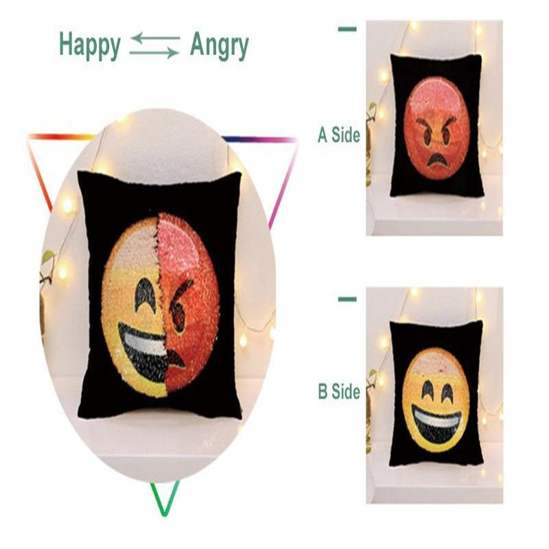 Emoji Expression Cushion Covers