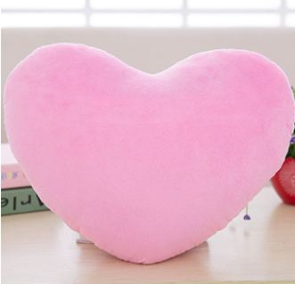 Plush Heart Accent Pillow