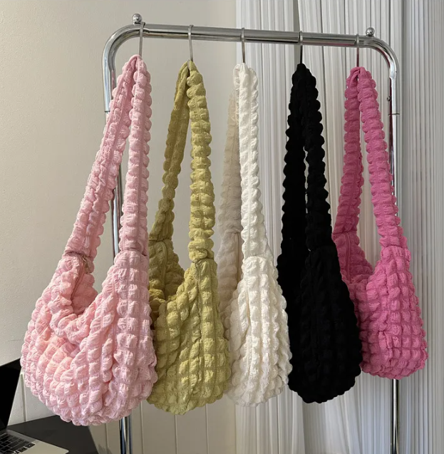 Pleated Cloud Shoulder Bag