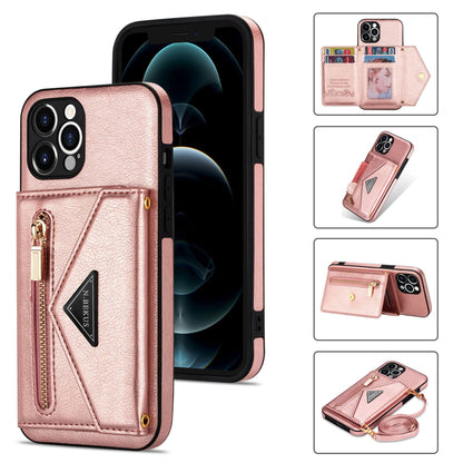 Crossbody Phone Case with Card Holder Strap