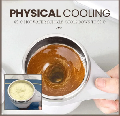 Magnetic Rechargeable Self-Stirring Mug