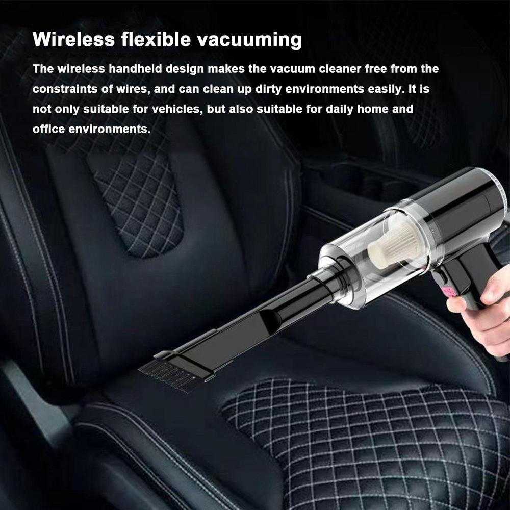 Cordless Car Vacuum Cleaner – 120W Handheld
