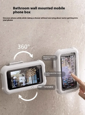 Waterproof Shower & Kitchen Phone Holder