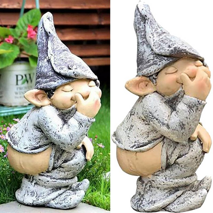 Mini Mischievous Gnome Figurine