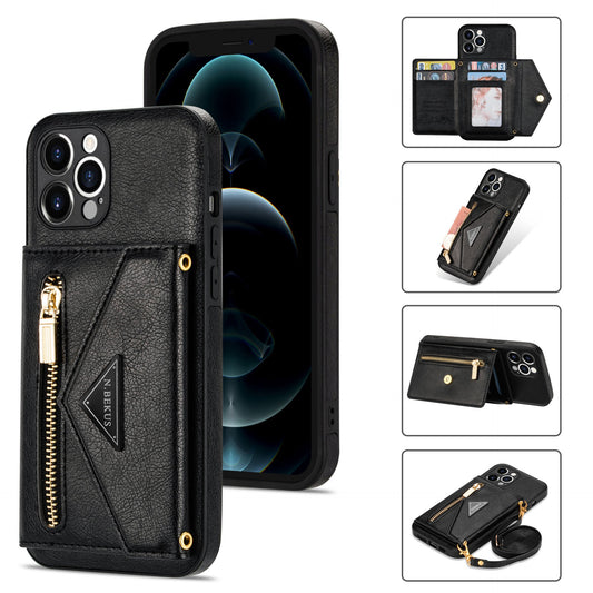 Crossbody Phone Case with Card Holder Strap