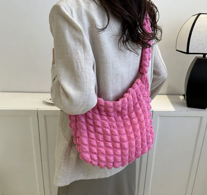 Pleated Cloud Shoulder Bag