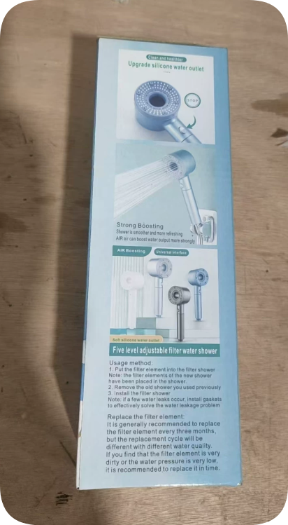 High-Pressure Filtered Shower Head