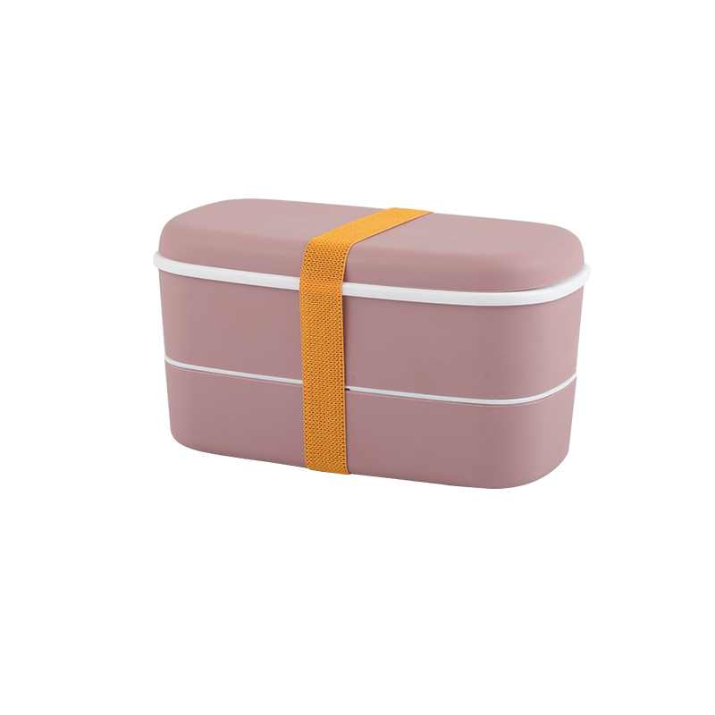 Portion-Control Double-Layer Bento Box