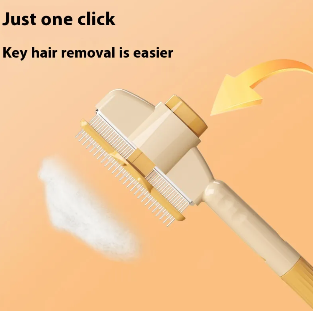 Self-Cleaning Pet Grooming Brush for Dogs & Cats